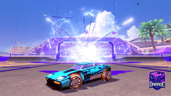 A Rocket League car design from capibat777