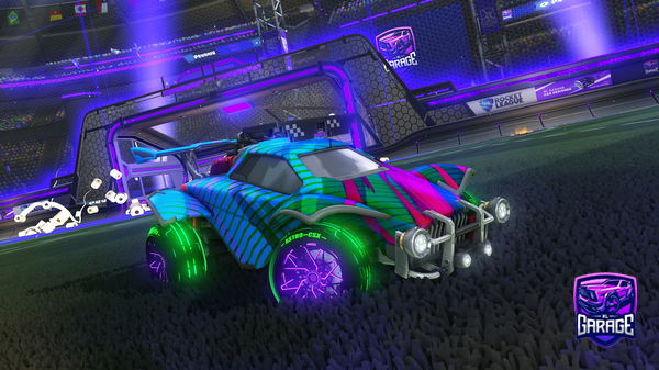 A Rocket League car design from Together-laser7