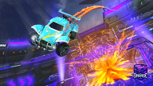 A Rocket League car design from Dbabwin