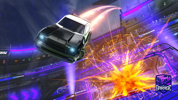 A Rocket League car design from SweetDeath47