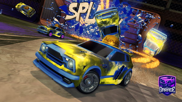 A Rocket League car design from eki2607