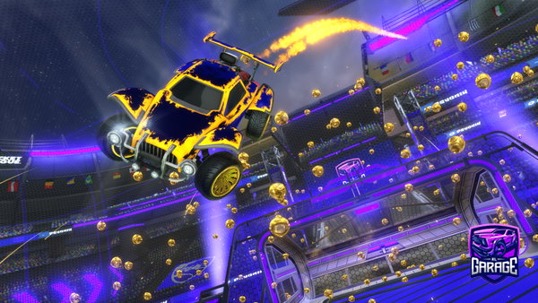 A Rocket League car design from dakotabegoated