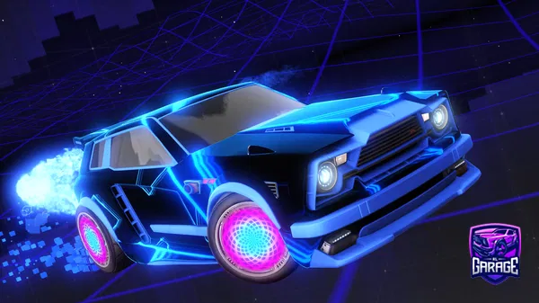 A Rocket League car design from santan