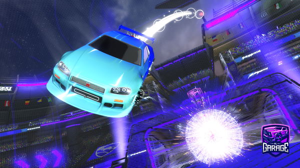 A Rocket League car design from WinVNo137