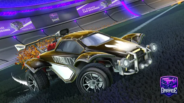 A Rocket League car design from ELPR0FESS00R