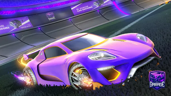 A Rocket League car design from Bilal123