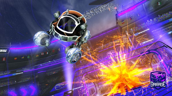 A Rocket League car design from Brush10