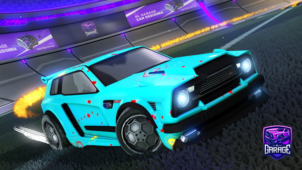 A Rocket League car design from Outburst
