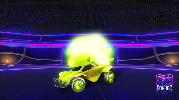 A Rocket League car design from ToxikExplozion