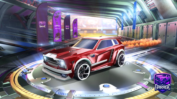A Rocket League car design from __hi__