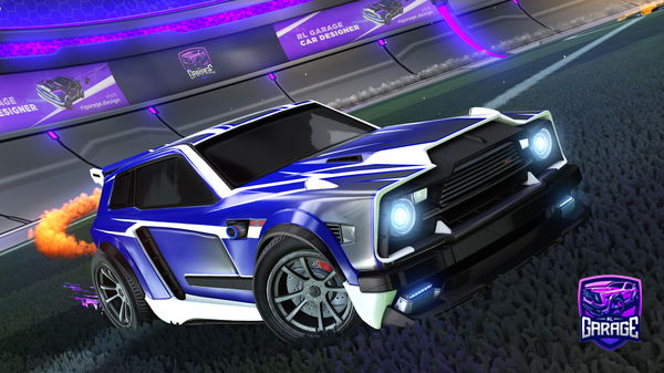 A Rocket League car design from XxDuphyxX
