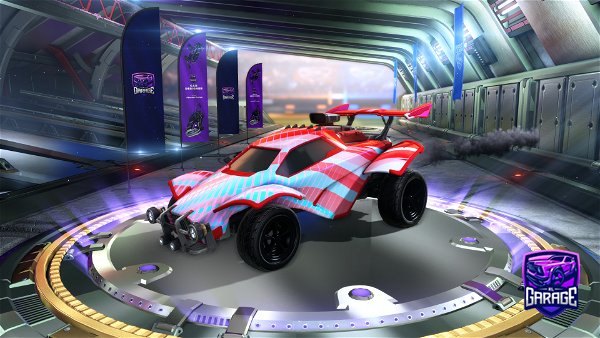 A Rocket League car design from VibrantParth