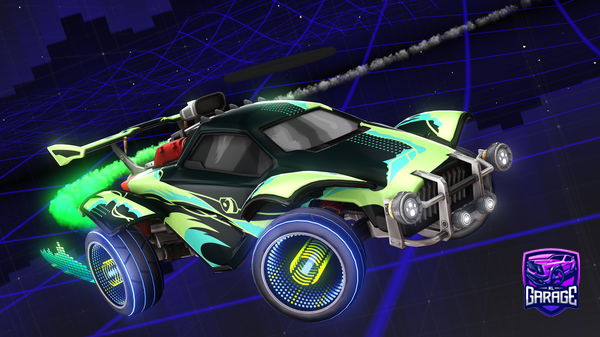 A Rocket League car design from Bluefire657765