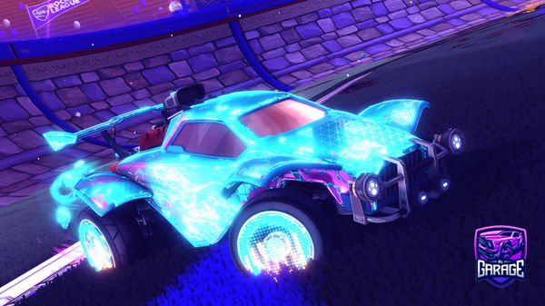 A Rocket League car design from GodFalconNMG