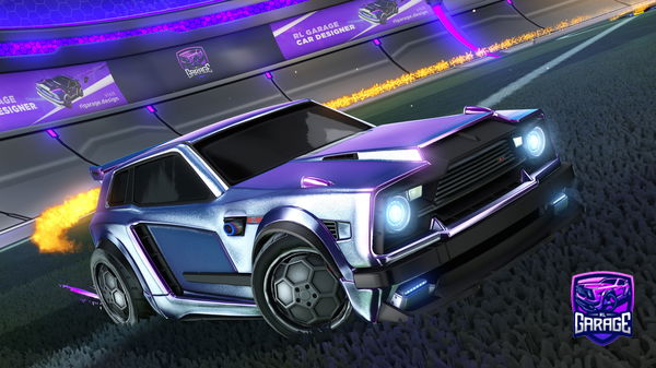 A Rocket League car design from rudinho473