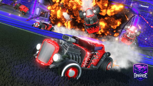 A Rocket League car design from dmoneylol7