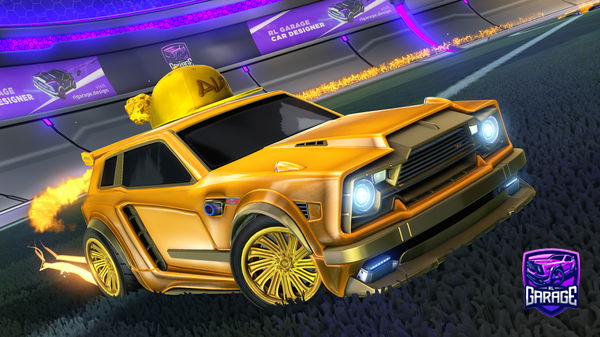 A Rocket League car design from IntenseLama6779