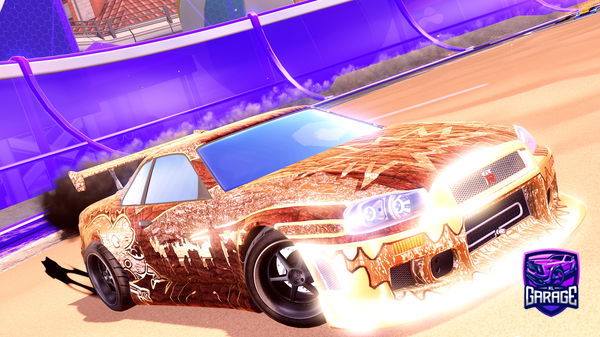 A Rocket League car design from hygt