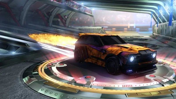 A Rocket League car design from bbone99can
