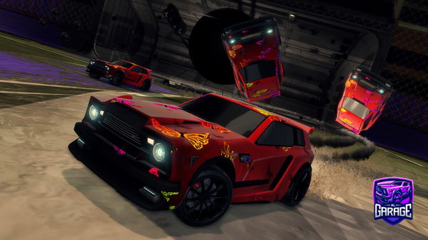 A Rocket League car design from Sytekd