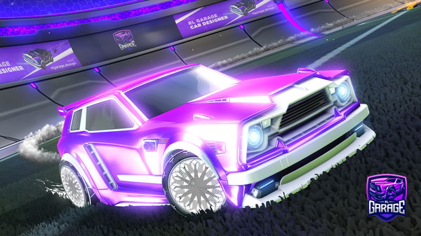 A Rocket League car design from moonlessninja