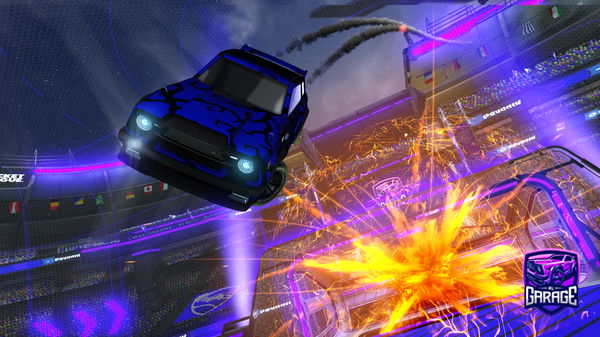 A Rocket League car design from Qc-Oatmeal