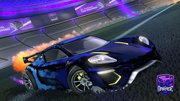 A Rocket League car design from P1zzaIsCool