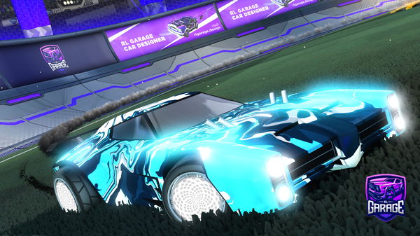 A Rocket League car design from NetfishHun