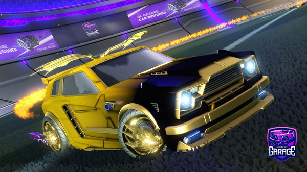 A Rocket League car design from Frenkie08