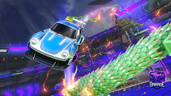 A Rocket League car design from victuuriskates