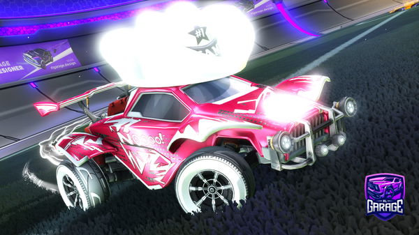 A Rocket League car design from ZShenmueZ