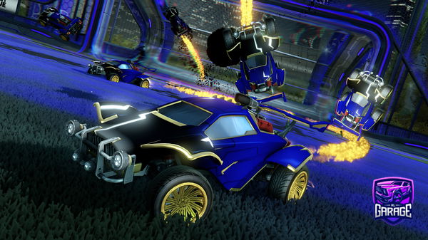 A Rocket League car design from Zakhasurback