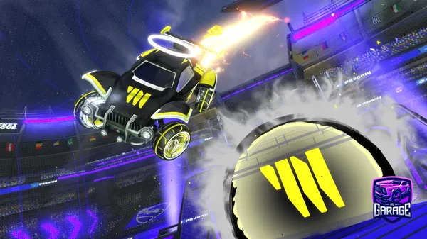 A Rocket League car design from PWR_Lunarz