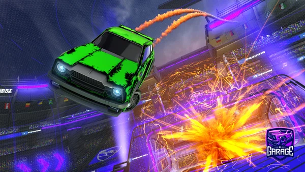 A Rocket League car design from robin85440