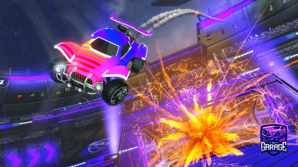 A Rocket League car design from SomeOJ