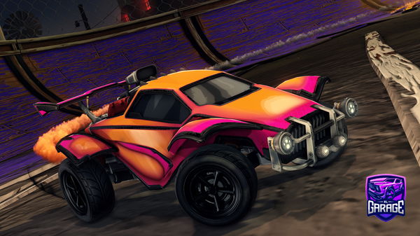 A Rocket League car design from GI1tch