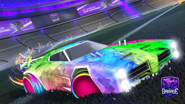 A Rocket League car design from superchitarra