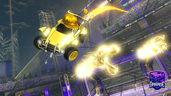 A Rocket League car design from WOOLOOGOD