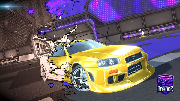 A Rocket League car design from NOMSTERGXT371