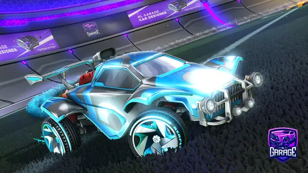 A Rocket League car design from Mallart