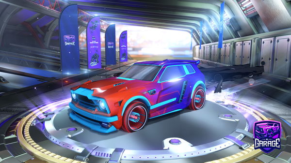 A Rocket League car design from Mortisblaster