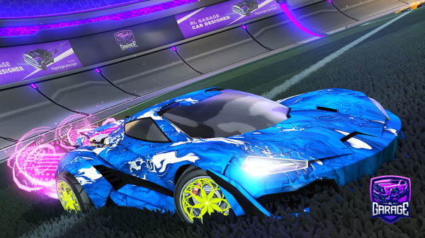 A Rocket League car design from Shooteo2313