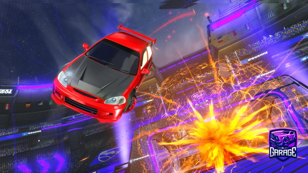 A Rocket League car design from ERA_W01F