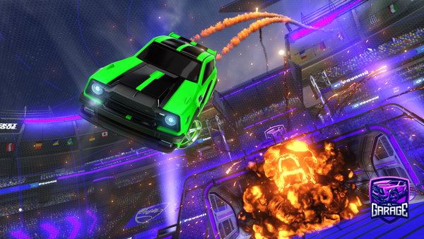 A Rocket League car design from Luciejane8