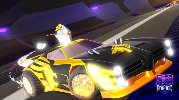 A Rocket League car design from MTGX
