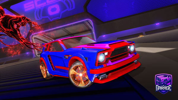 A Rocket League car design from gamingskater2012