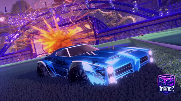 A Rocket League car design from Game-rik