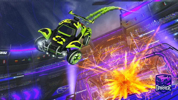 A Rocket League car design from KYU26