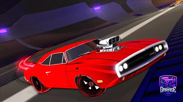 A Rocket League car design from Cosplash