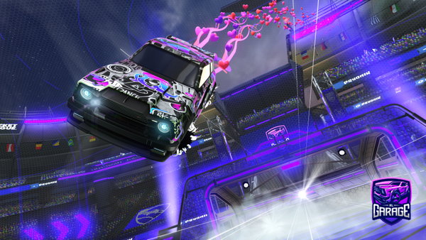 A Rocket League car design from ghostgiirl